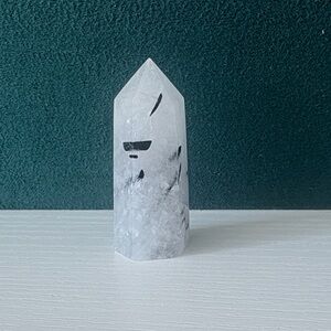 Quartz and Black Tourmaline Tower